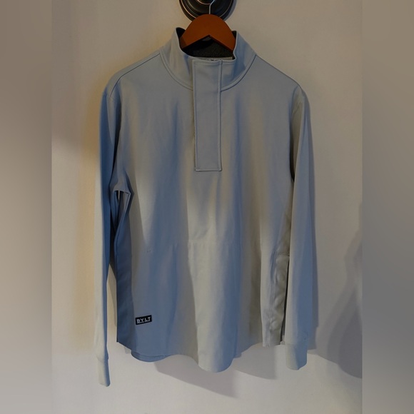 BYLT Premium Basics Elite Fairway Golf Pullover Grey Men's Size med Performance